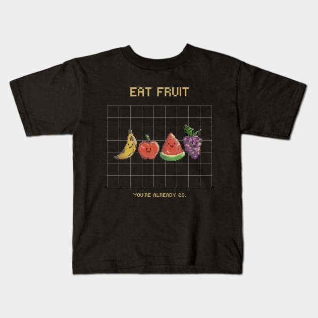 Eat fruit Kids T-Shirt by JJ design!